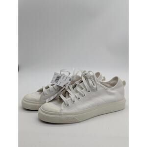 Adidas Nizza RF Classic Canvas Shoes Cloud Off White Men's Size 8 / Womens 9 New